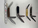 4 Pocket Knives- P16, Barlow, Imperial 