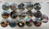 16 Danbury Mint Collector Plates- Farming, Days Gone By and Pheasant Themed