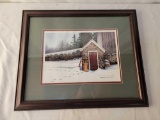 Framed Watercolor Print of 