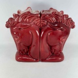 Vintage Royal-Haeger Horsehead Vase-Bookends