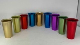 9 Vintage Aluminum Cups