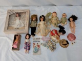 Grouping of Vintage Dolls, Clothes, Hats