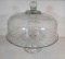 Glass Cake Stand with Domed Lid