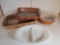 Pryex and Anchor Baking Dishes- Rectangulars, Divided Dish and Lidded Casserole Dish