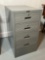 Hallowell 4-Drawer File Cabinet with Key