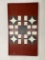 Painted Wood Panel Parcheesi Board