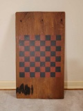 Wooden Checker/Chess Board