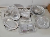 Aluminum Serving Pieces- Trays, Platters, Bowls, Lidded Dishes, More