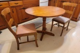 Dropleaf Kitchen Table and 2 Chairs
