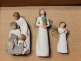 3 Willow Tree Figures- 2 Angels and 