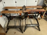 2 Black & Decker Workmate Portable Tables- 200 and 350 Models