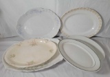 6 Oval Platters- Various Sizes, Styles
