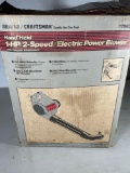 Sears/Craftsman 2-Speed Electric Power Blower with Box