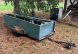 Mercury Model K1 Trailer with Saw Horses, Wood Pieces