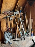 Tools Lot in Shed