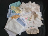 Crocheted Doilies, Homespun Placemats, Dresser Scarves, Napkins