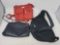 3 Purses- Red Baggalini Shouder Bag, AmeriBag One Shoulder Backpack and Blue Shoulder Bag