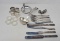 Silver Plate Lot- Incl. Flatware, Salt, Peppers, Ladle, Napkin Rings, Reed & Barton Bowl with Owl