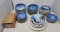 Large Grouping of Bing & Grondahl Plates- Christmas, Mother's Day, Blue & White Rice Bowl Set,