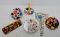 Lot of 6 Tin Noisemakers- Various Styles