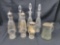 6 Castor Set Bottles and Syrup