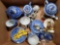 Miniature Blue Willow Tea Set Pieces, Cobalt Salt & Pepper Set, Other Miniature Pieces