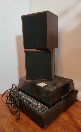 General Electric "Diamond Stylus" Stereo/Turntable and Speakers