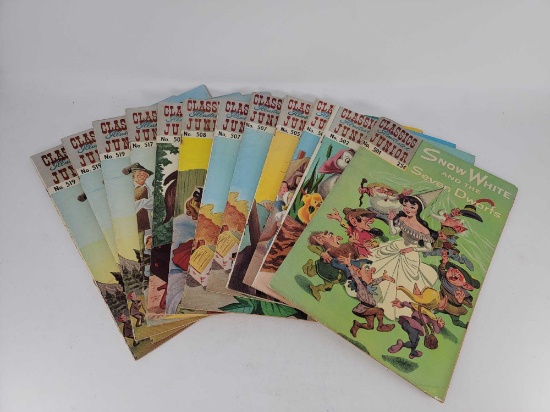12 Issues of Classic Illustrated Junior, 1960's