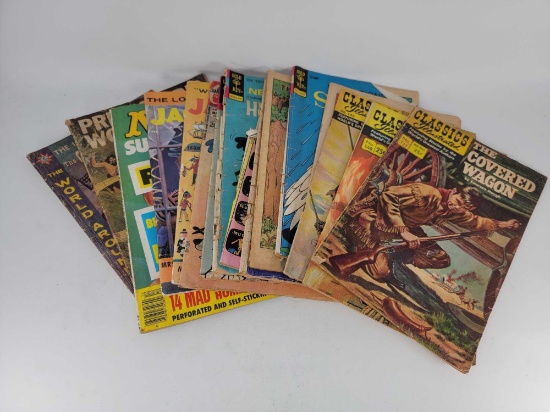 16 Mixed Comics, various years