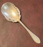 Sterling Reticulated Serving Spoon