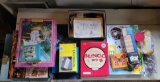 Games Lot- Including Jenga, Bunco, Dominos, Life and Puzzles
