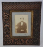 Framed Photograph of Man in Suit