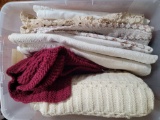 Miscellaneous Linens- Crocheted, Lace, Lace Edged, Knitted
