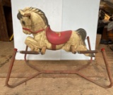 Vintage Child's Ride-On Spring Horse