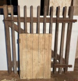 Small Door and Wooden Gate
