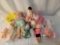 9 Dolls and Large Grouping of Doll Clothing