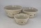 3 Longaberger Graduated Mixing Bowls in Woven Traditions Blue-10