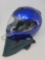 Blue Metallic Vega Motorcycle Helmet, Size Medium