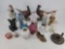 Porcelain Figures, Animals, Wedgwood Type Vase, Mini Hen on Nest, Candle Holder, Other Miniatures
