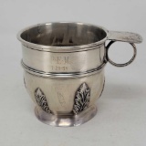 1950's Sterling Baby Cup, J.E. Caldwell & Co., #A9033