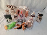 18 Ty Beanie Babies, Most in Plastic Containers