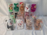 18 Ty Beanie Babies, in Plastic Containers
