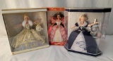 3 Collectible Barbies