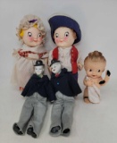 Dolls Lot- Campbell's Kids, Laurel & Hardy and Baby with Phone