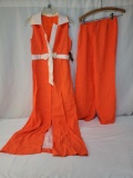 A Degen Fabric Vintage Dress & Pants Set, Original Tag