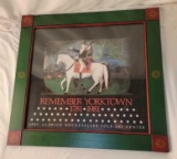 Framed Yorktown Poster in Paint Decorated Frame