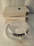 (3) Add On Accessories 45-8134 Chrome Light Rings- New in Boxes