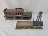Train Garden Buildings - Shanahan Freight Co. Building and Other Building with Water Tower