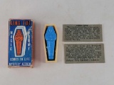 King Tut Magic Mummy Toy in Box with Instructions