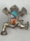 Native American Frog Pin - Marked 